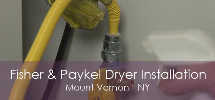 Fisher & Paykel Dryer Installation Mount Vernon - NY