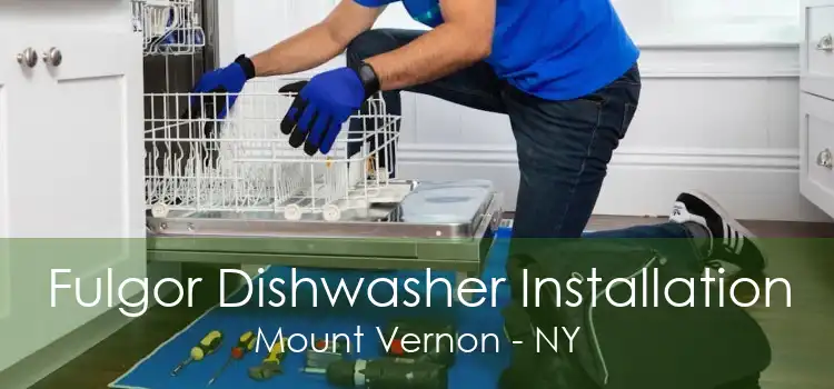 Fulgor Dishwasher Installation Mount Vernon - NY