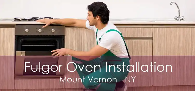 Fulgor Oven Installation Mount Vernon - NY