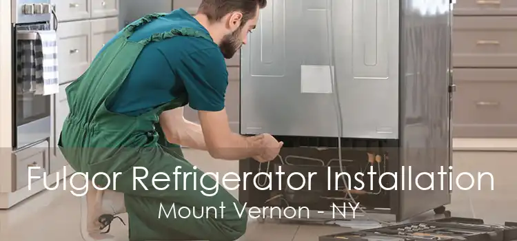 Fulgor Refrigerator Installation Mount Vernon - NY