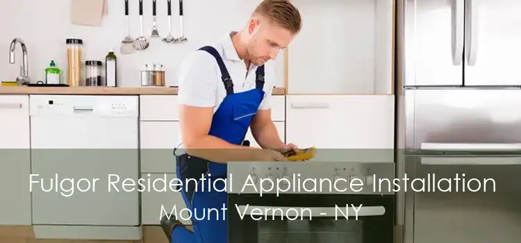Fulgor Residential Appliance Installation Mount Vernon - NY
