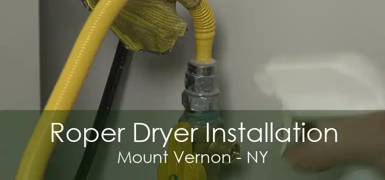 Roper Dryer Installation Mount Vernon - NY