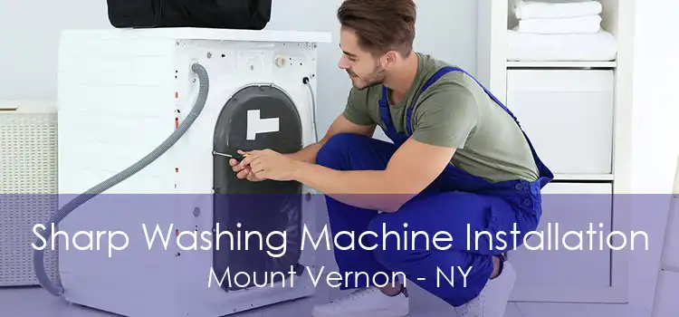 Sharp Washing Machine Installation Mount Vernon - NY