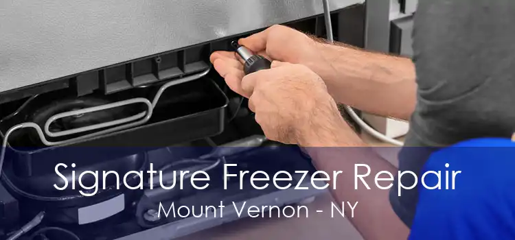 Signature Freezer Repair Mount Vernon - NY
