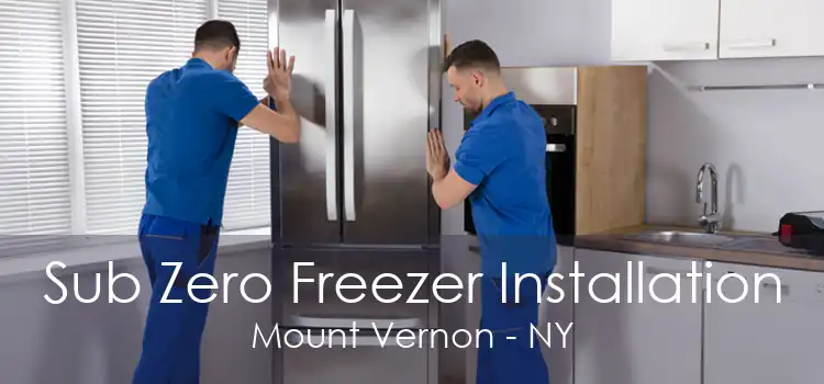 Sub Zero Freezer Installation Mount Vernon - NY