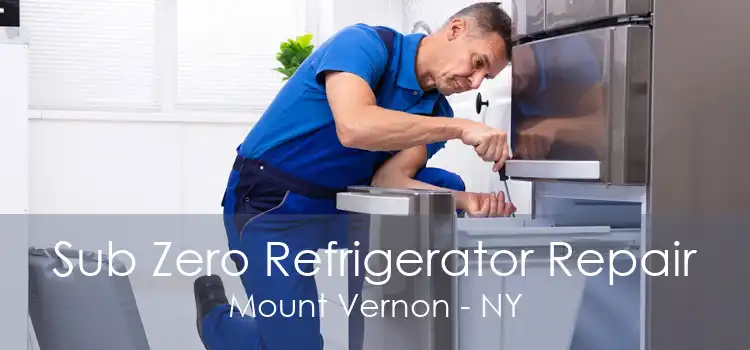 Sub Zero Refrigerator Repair Mount Vernon - NY
