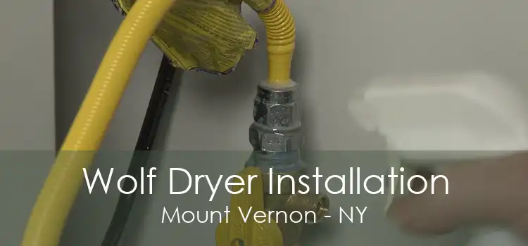 Wolf Dryer Installation Mount Vernon - NY